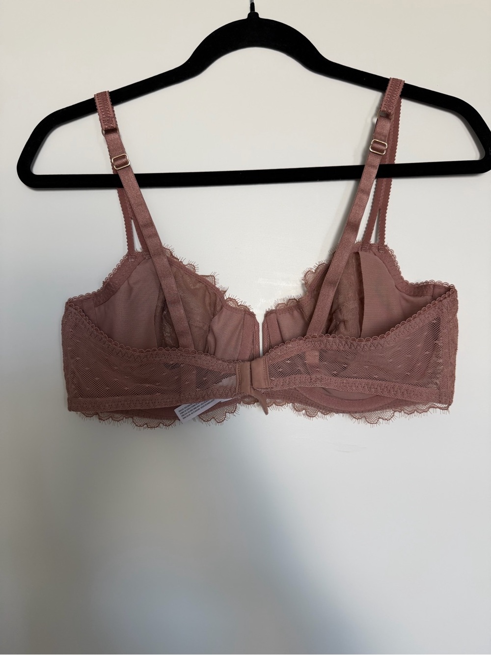 Auden Lace Balconette Bra in Mauve - Picture 3 of 3
